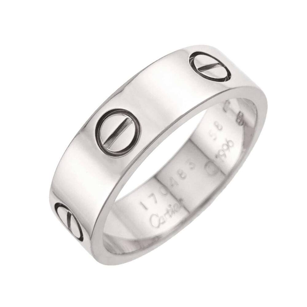 Cartier Love Ring #58, 18K WG (White Gold 750)